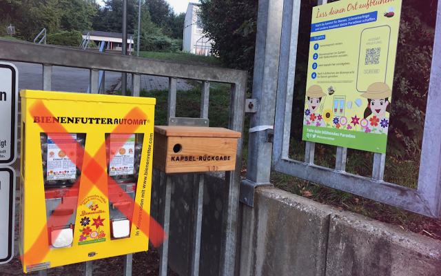 Bienenfutterautomat gestohlen!
