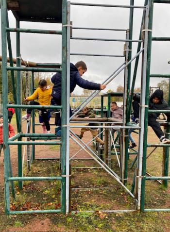 Drittklässler besuchen Natursportzentrum auf dem Hackenberg