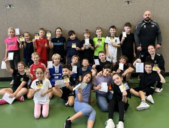 Handballfieber in der Turnhalle 