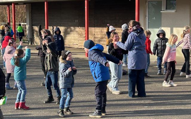Flashmob auf dem Schulhof